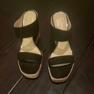 Black Jessica Simpson platform